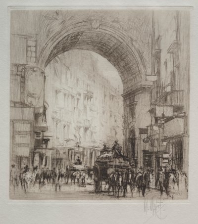 Oblouk San Carlo, Neapol od William Walcot