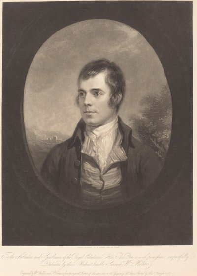 Robert Burns od William Walker and Samuel Cousins after Alexander Nasmyth