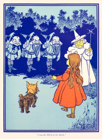 „Jsem čarodějnice severu“ z „The Wonderful Wizard of Oz“ od L. Franka Bauma od William Wallace Denslow