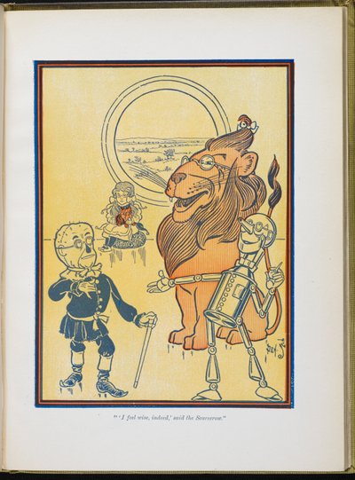 "Opravdu jsem zmoudřel," řekl strašák. od William Wallace Denslow