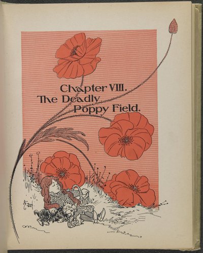 Ilustrace z knihy "The wonderful Wizard of Oz" od Lymana Franka Bauma od William Wallace Denslow