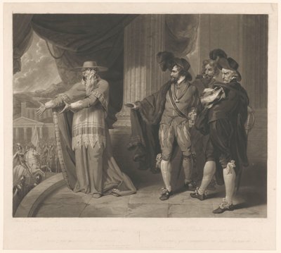 Kardinaal Francisco Jiménez de Cisneros en Spaanse edellieden Kardinál Ximenes odpovídá Grandees Španělska, kteří zpochybnili jeho autoritu od William Ward