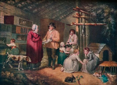 Prodej králíků, 1796, 1919 od William Ward