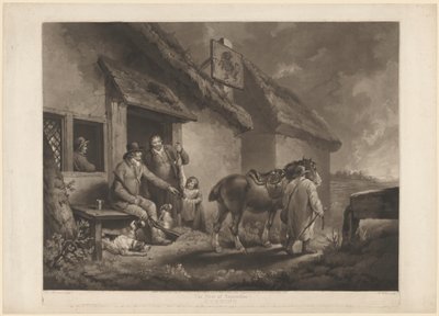 Prvního září, večer od William Ward after George Morland