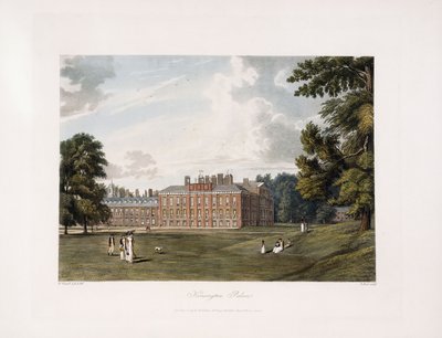 Kensingtonský palác, 1819 od William Westall