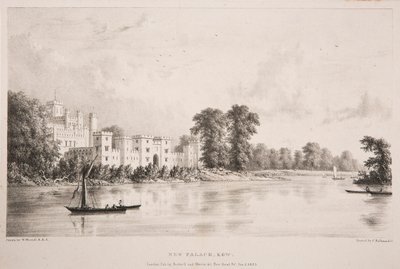 Nový palác, Kew od William Westall