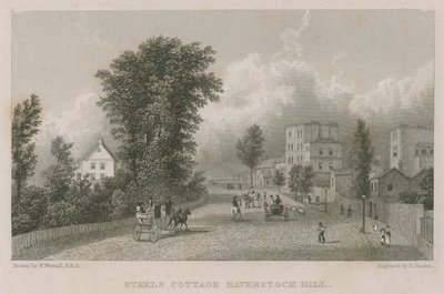Chata sira Richarda Steela, Haverstock Hill od William Westall