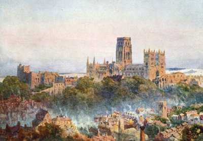 Canterbury od železnice (barevné lito) od William Wiehe Collins
