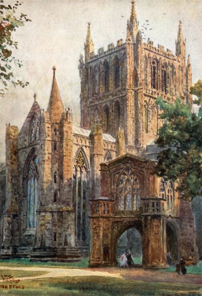 Hereford, severní transept (barevné lito) od William Wiehe Collins