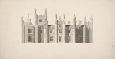 Povýšení navrženého designu pro Cambridge Colleges od William Wilkins