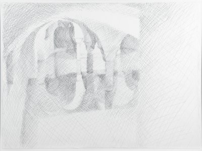Flooded Crypt, San Zaccaria, Benátky, 2006 (tužka na papíře) od William Wilkins