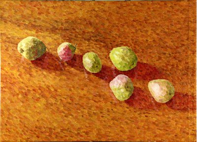Still Life, Black Worcesters, 2013 (olej na plátně) od William Wilkins