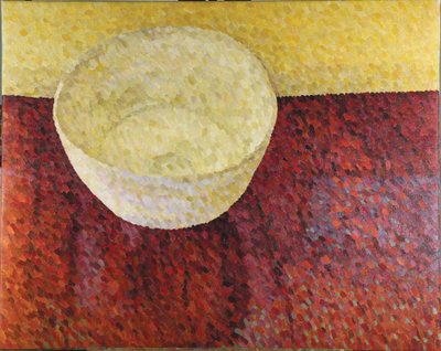 Zátiší, Lucie Rie Bowl, 2013 (olej na plátně) od William Wilkins