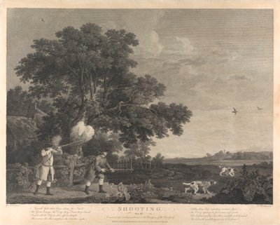 Střelba, Talíř III od William Woollett