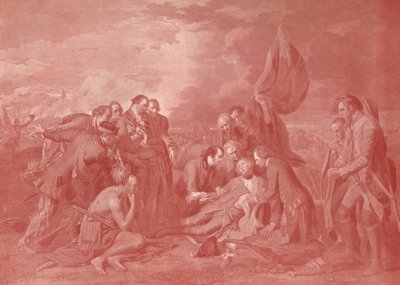 Smrt generála Wolfa, c1776 1909 od William Woollett