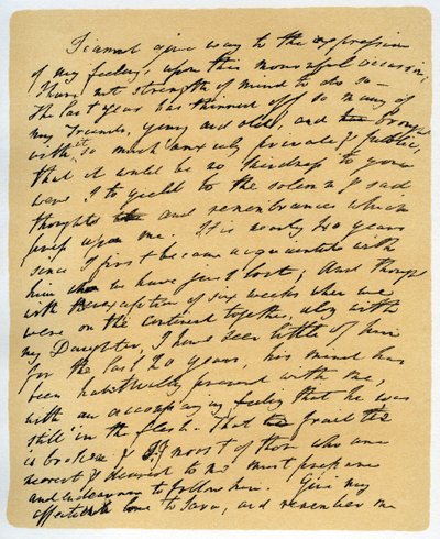 Dopis od Williama Wordswortha o smrti Samuela Taylora Coleridge, 29. července 1834. od William Wordsworth