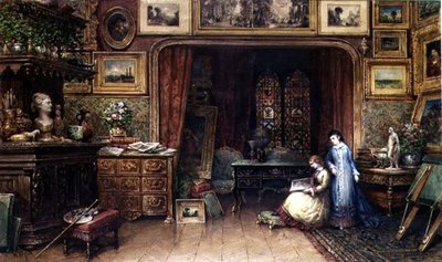 Umělcův ateliér od William Wyld