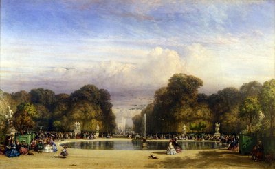 Tuileries Gardens, Paříž od William Wyld