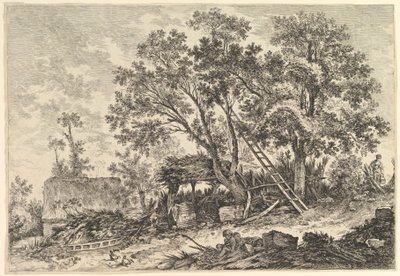 IIe. Vue de Fronville 2. Pohled na Fronville, 18. století. od William Wynne Ryland