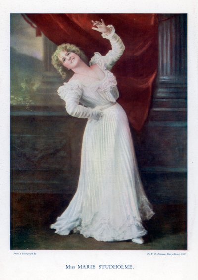 Marie Studholme , anglická divadelní herečka, 1901. od William and Daniel Downey