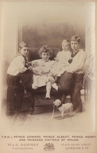 Princ Edward, princ Albert, princ Henry a princezna Viktorie z Walesu od William and Daniel Downey