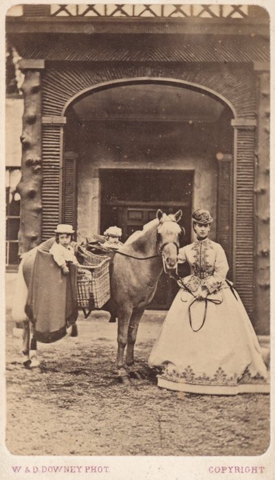 Princezna Alexandra s princem Albertem Victorem a princem Georgem od William and Daniel Downey