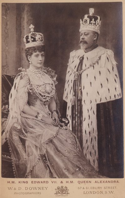 Královna Alexandra a král Edward VII. od William and Daniel Downey