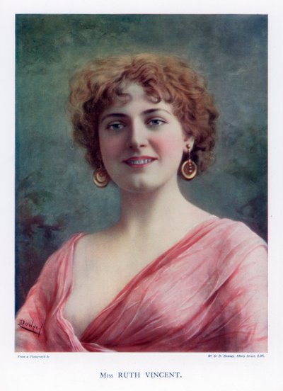 Ruth Vincent , herečka a zpěvačka, 1901. od William and Daniel Downey