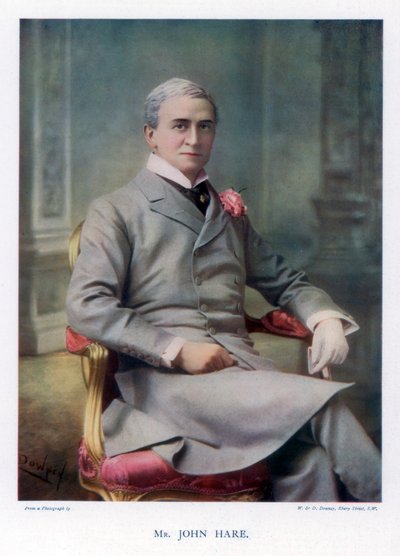 Sir John Hare , anglický herec a manažer Garrick Theatre, 1901. od William and Daniel Downey