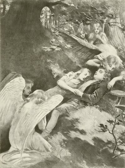 Jeníček a Mařenka, dějství II scéna ii (hlubotisk) od William de Leftwich Dodge