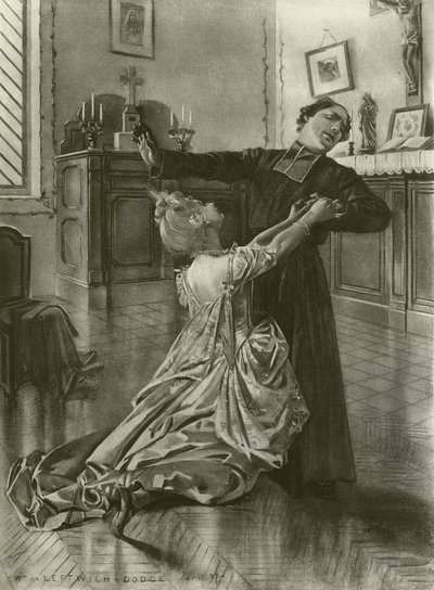 Manon, 3. dějství, 3. scéna (hlubotisk) od William de Leftwich Dodge