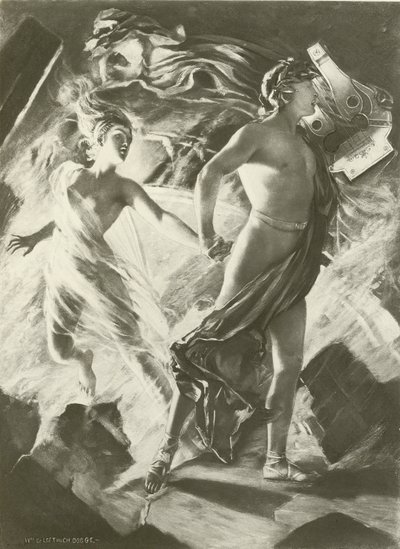 Orfeus a Eurydika, scéna IV dějství i (hlubotisk) od William de Leftwich Dodge
