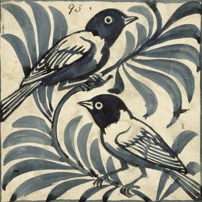 Bluebirds od William de Morgan