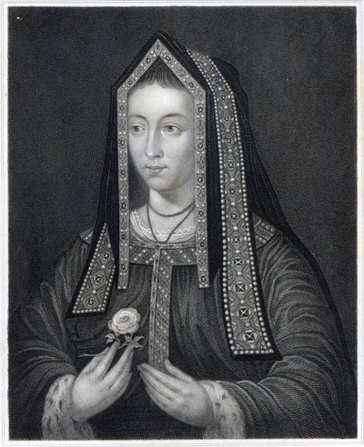 Portrét Alžběty z Yorku od William the Younger Holl
