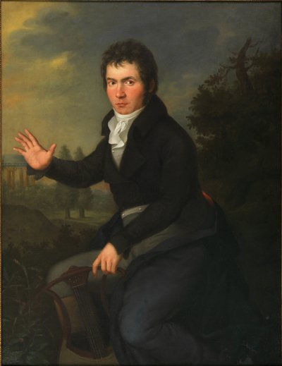 Portrét Ludwiga van Beethovena, cca 1805. od Willibrord Josef Maehler