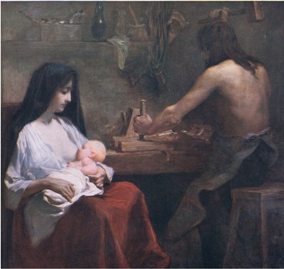 Svatá rodina, Bibbys Annual, 1916-17 od Willy Martens