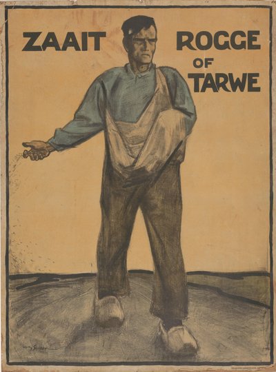 Zasévá žito nebo pšenici od Willy Sluiter