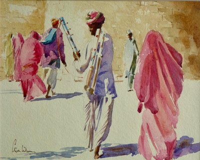 513 Jaisalmer, hráč na dýmku od Wilson Clive