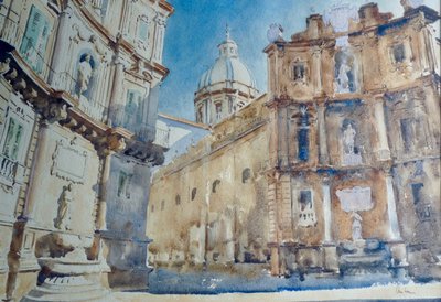 572 Pozdně odpolední stíny - Palermo, Quattro Canti od Wilson Clive