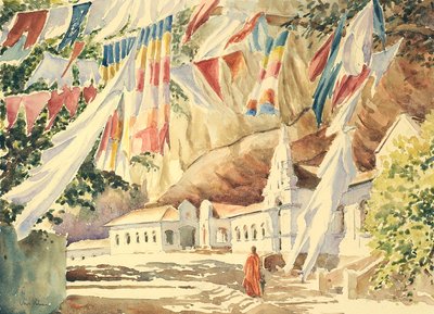748 modlitebních praporků, Dambulla od Wilson Clive