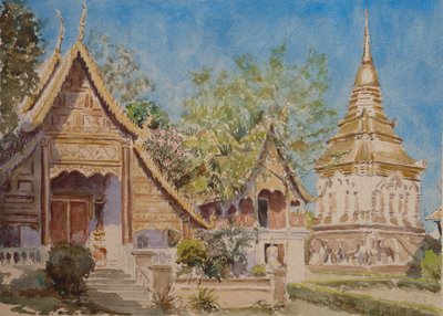 878 Wat Chiang Man, Chiang Mai od Wilson Clive