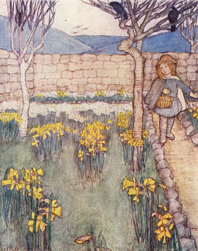 Dětská kniha o zahradničení: (barevná litografie) od Winifred Cayley Robinson