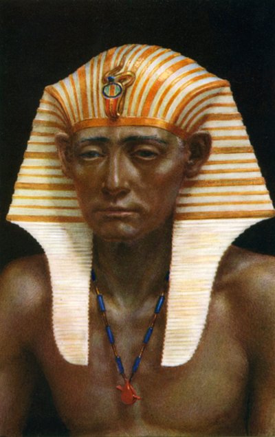 Amenemhat III, starověký egyptský faraon z 12. dynastie, 19. století př. n. l. 1926. od Winifred Mabel Brunton