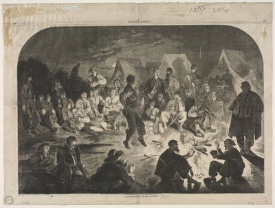 Skvělý bivak u řeky Potomac od Winslow Homer