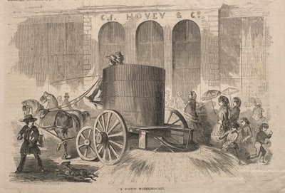 Boston Watering-Cart, 1857. od Winslow Homer