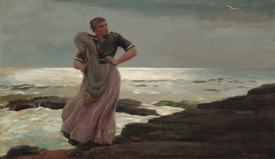 Světlo na moři od Winslow Homer