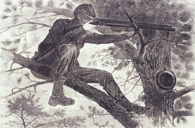 Ostrostřelec na piketu od Winslow Homer