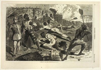 Skořápka v zákopech povstalců od Winslow Homer