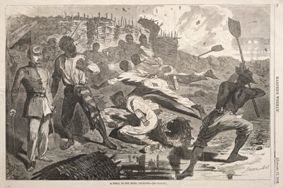Shell in the Rebel Trenches, 1863. od Winslow Homer