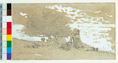 Pastýřka, 1879 od Winslow Homer